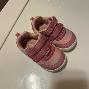 Stride Rite Pink Velcro Kids Sneakers